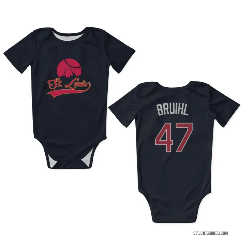 Justin Bruihl  Navy St. Louis Cardinals  Newborn & Infant Bodysuit