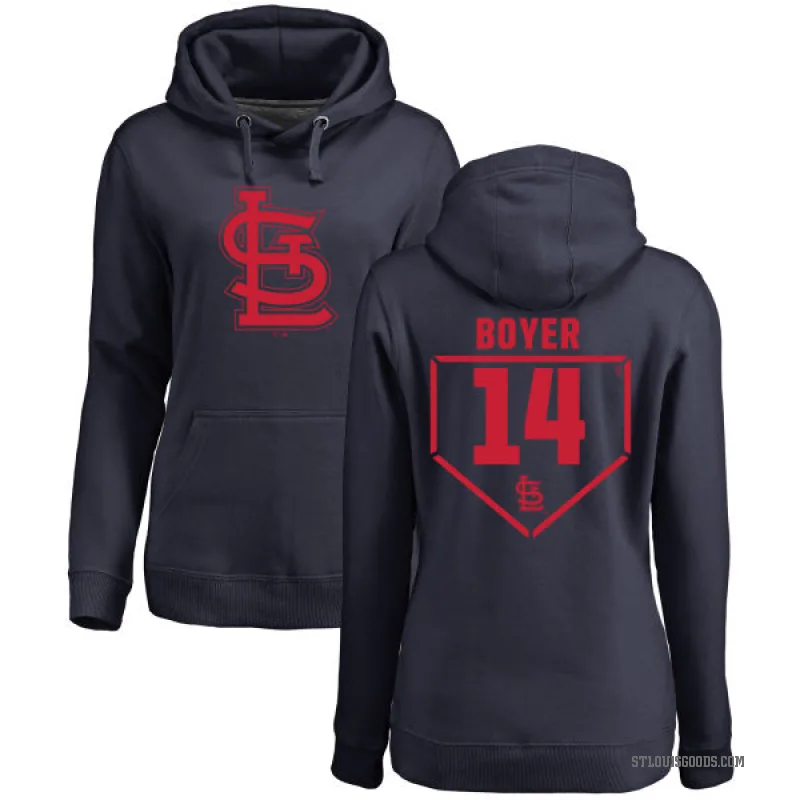 Ken Boyer Women's Navy St. Louis Cardinals Branded RBI Pullover Hoodie -