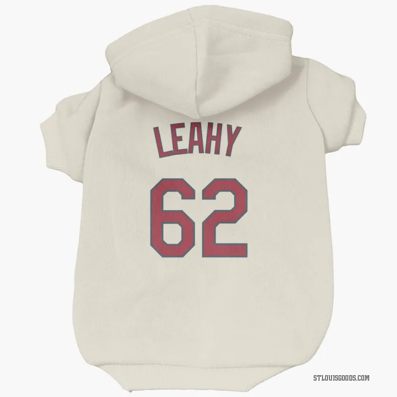 Kyle Leahy  Cream St. Louis Cardinals  Cat & Dog Pet Hoodie