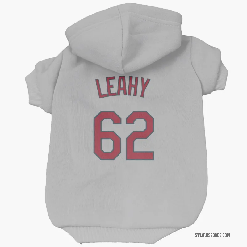 Kyle Leahy  Gray St. Louis Cardinals  Cat & Dog Pet Hoodie