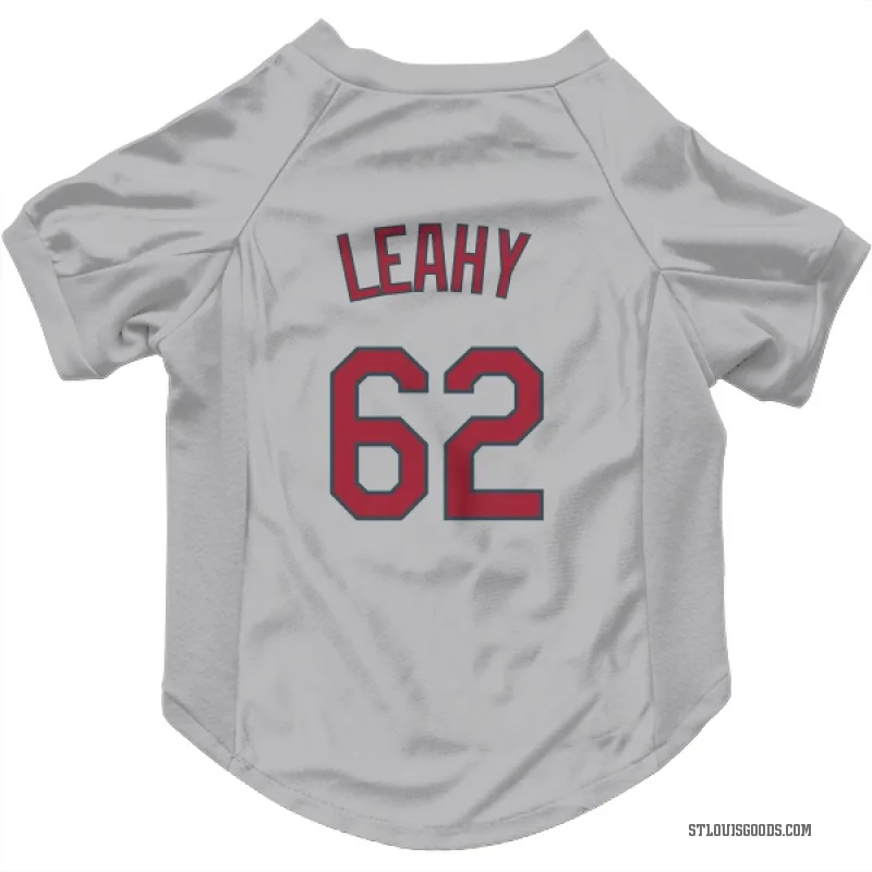 Kyle Leahy  Gray St. Louis Cardinals  Cat & Dog Pet Jersey