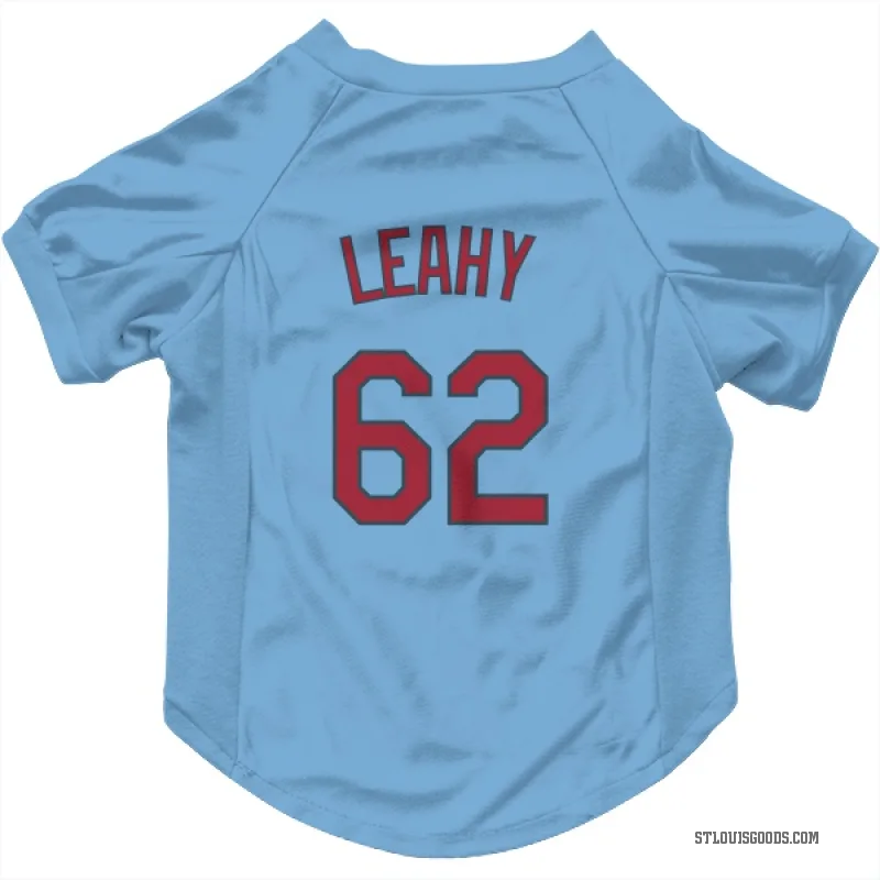 Kyle Leahy  Light Blue St. Louis Cardinals  Cat & Dog Pet Jersey