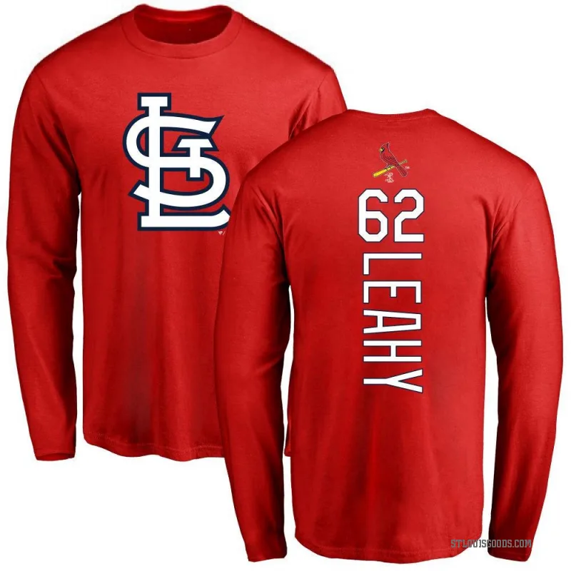 Kyle Leahy Men's Red St. Louis Cardinals Backer Long Sleeve T-Shirt -
