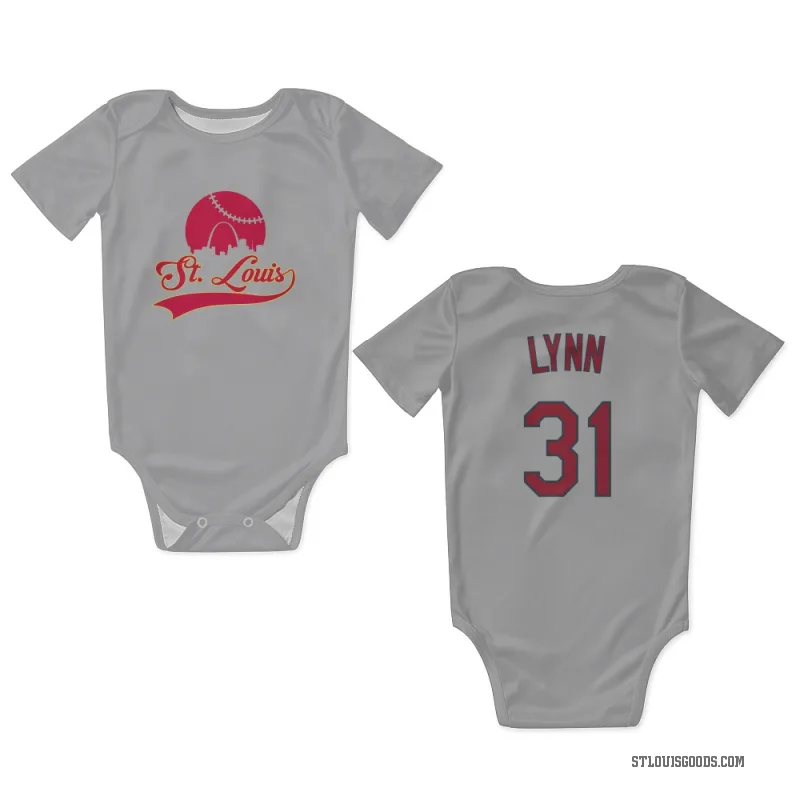 Lance Lynn  Gray St. Louis Cardinals  Newborn & Infant Bodysuit
