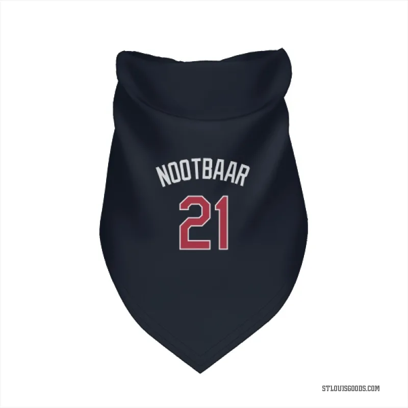 Lars Nootbaar  Navy St. Louis Cardinals  Cat & Dog Pet Bandana