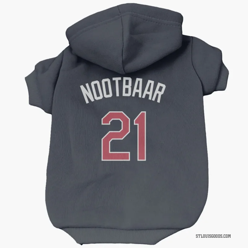Lars Nootbaar  Navy St. Louis Cardinals  Cat & Dog Pet Hoodie
