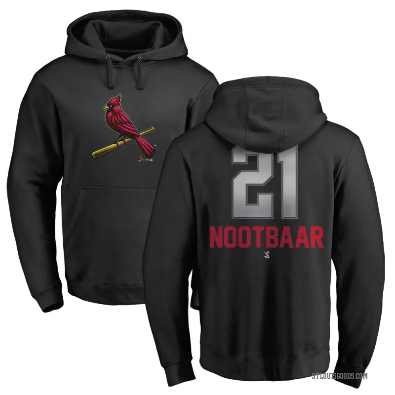 Lars Nootbaar Youth Black St. Louis Cardinals Branded Midnight Mascot Pullover Hoodie -
