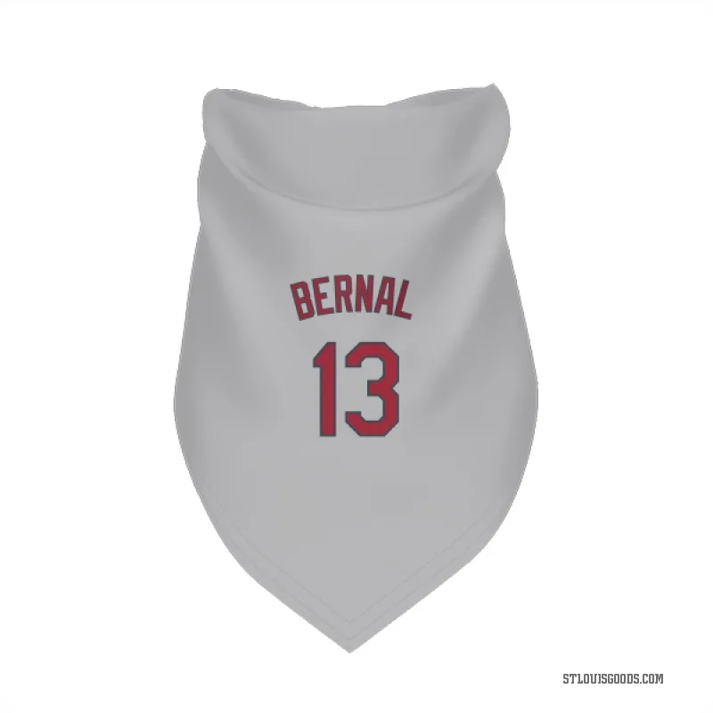 Leonardo Bernal  Gray St. Louis Cardinals  Cat & Dog Pet Bandana