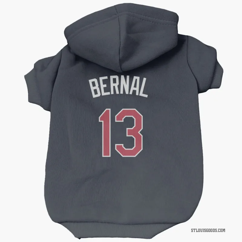 Leonardo Bernal  Navy St. Louis Cardinals  Cat & Dog Pet Hoodie