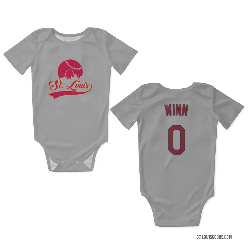 Masyn Winn  Gray St. Louis Cardinals  Newborn & Infant Bodysuit