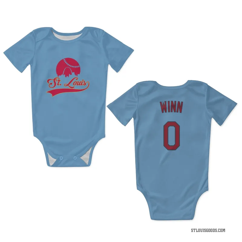 Masyn Winn  Light Blue St. Louis Cardinals  Newborn & Infant Bodysuit
