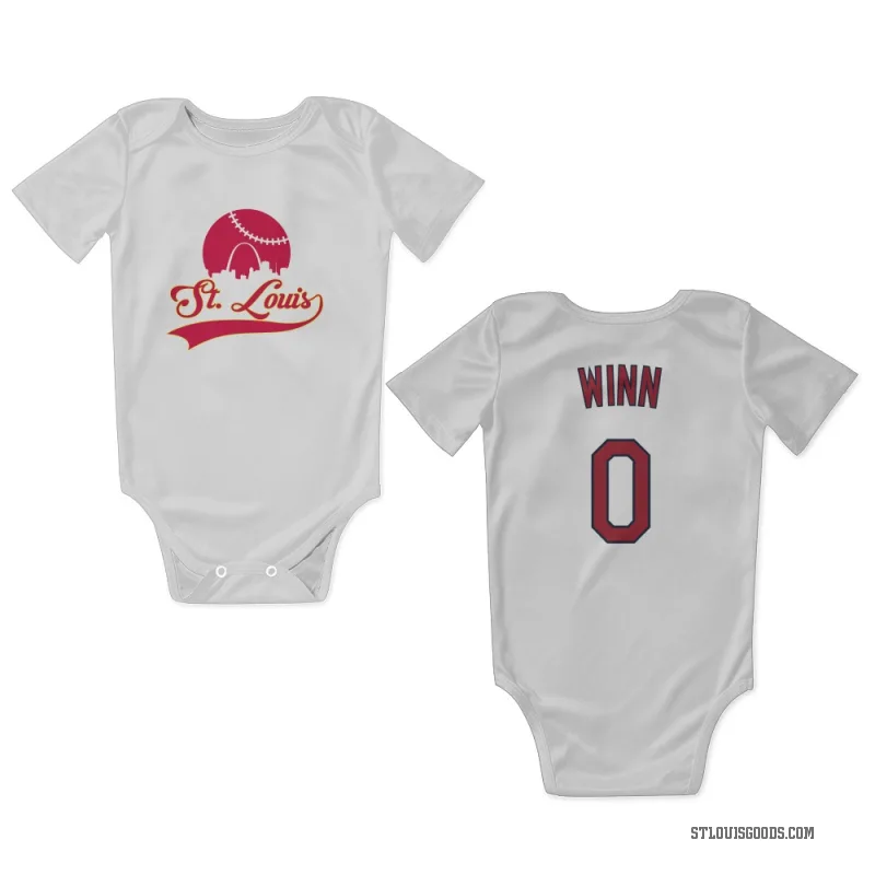 Masyn Winn  White St. Louis Cardinals  Newborn & Infant Bodysuit