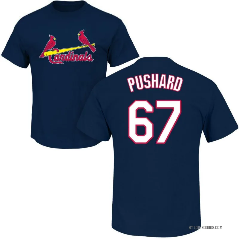 Matthew Pushard Youth Navy St. Louis Cardinals Roster T-Shirt -