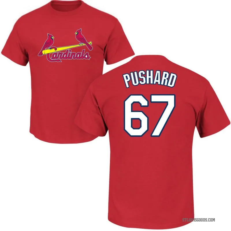 Matthew Pushard Youth Red St. Louis Cardinals Roster T-Shirt -