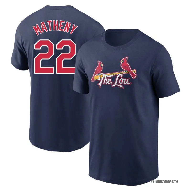 Mike Matheny Men's Navy St. Louis Cardinals 2024 City Connect T-Shirt