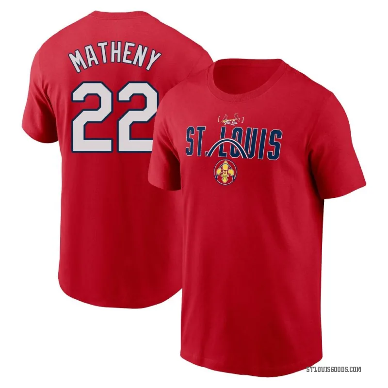 Mike Matheny Men's Red St. Louis Cardinals 2024 City Connect Graphic T-Shirt