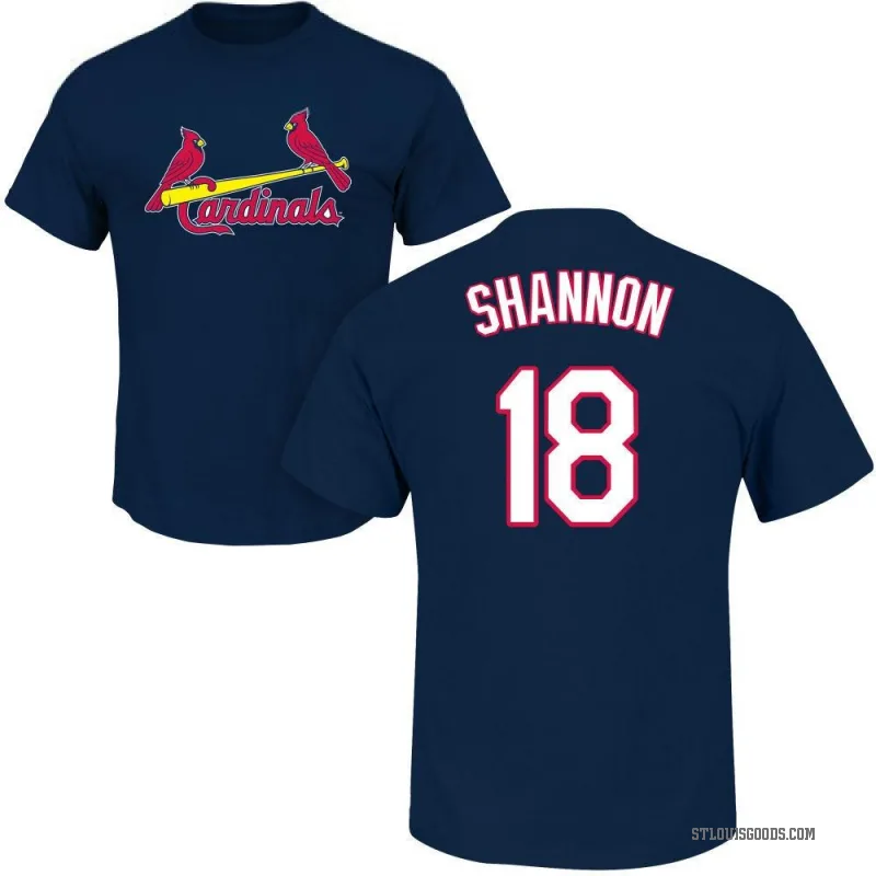 Mike Shannon Youth Navy St. Louis Cardinals Roster T-Shirt -