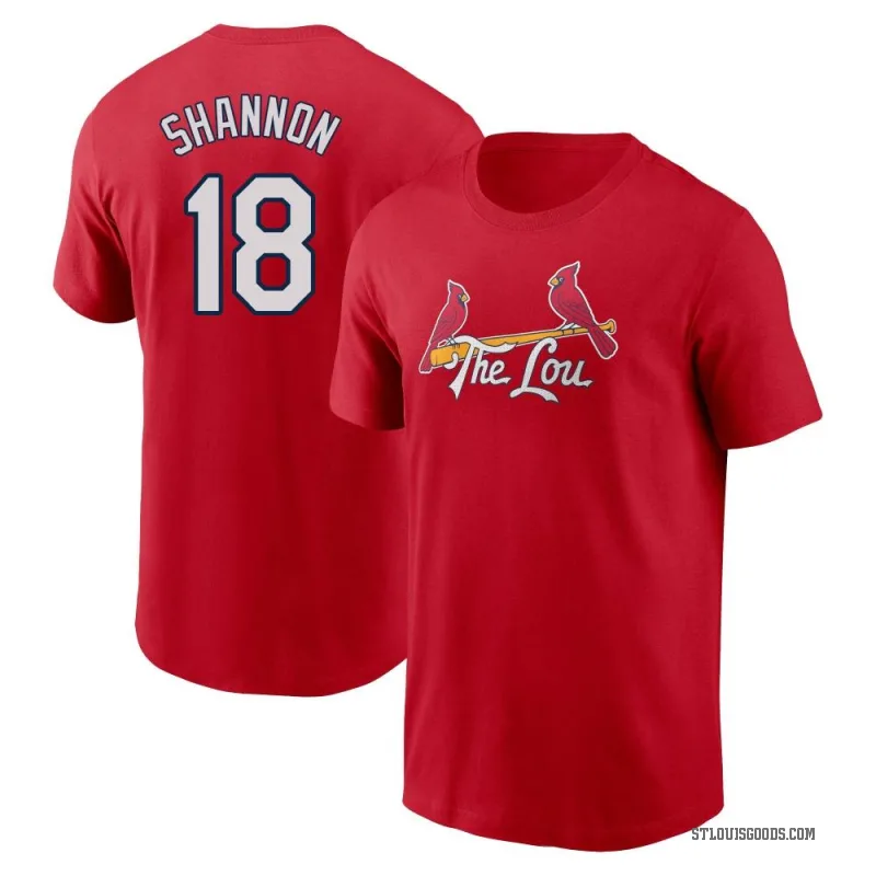 Mike Shannon Youth Red St. Louis Cardinals 2024 City Connect Fuse T-Shirt
