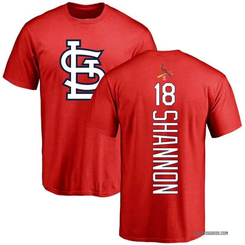 Mike Shannon Youth Red St. Louis Cardinals Backer T-Shirt -