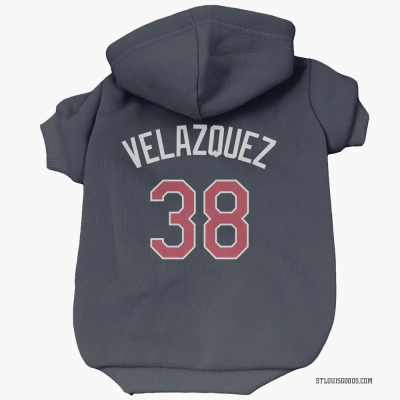 Nelson Velazquez  Navy St. Louis Cardinals  Cat & Dog Pet Hoodie