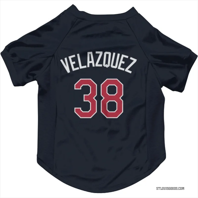 Nelson Velazquez  Navy St. Louis Cardinals  Cat & Dog Pet Jersey