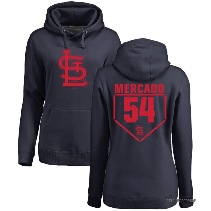 Oscar Mercado Women's Navy St. Louis Cardinals Branded RBI Pullover Hoodie -