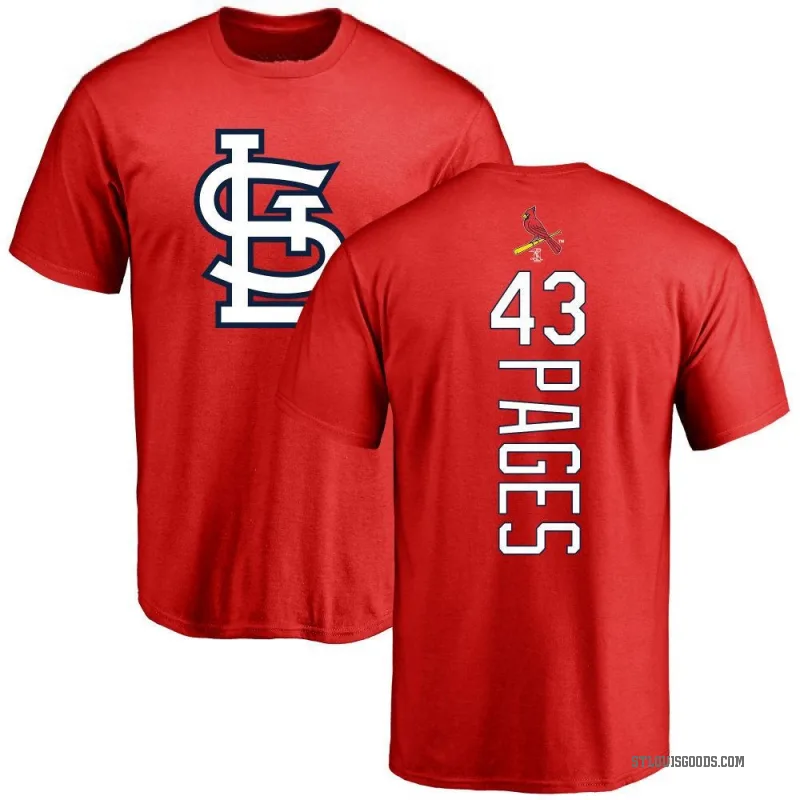 Pedro Pages Men's Red St. Louis Cardinals Backer T-Shirt -