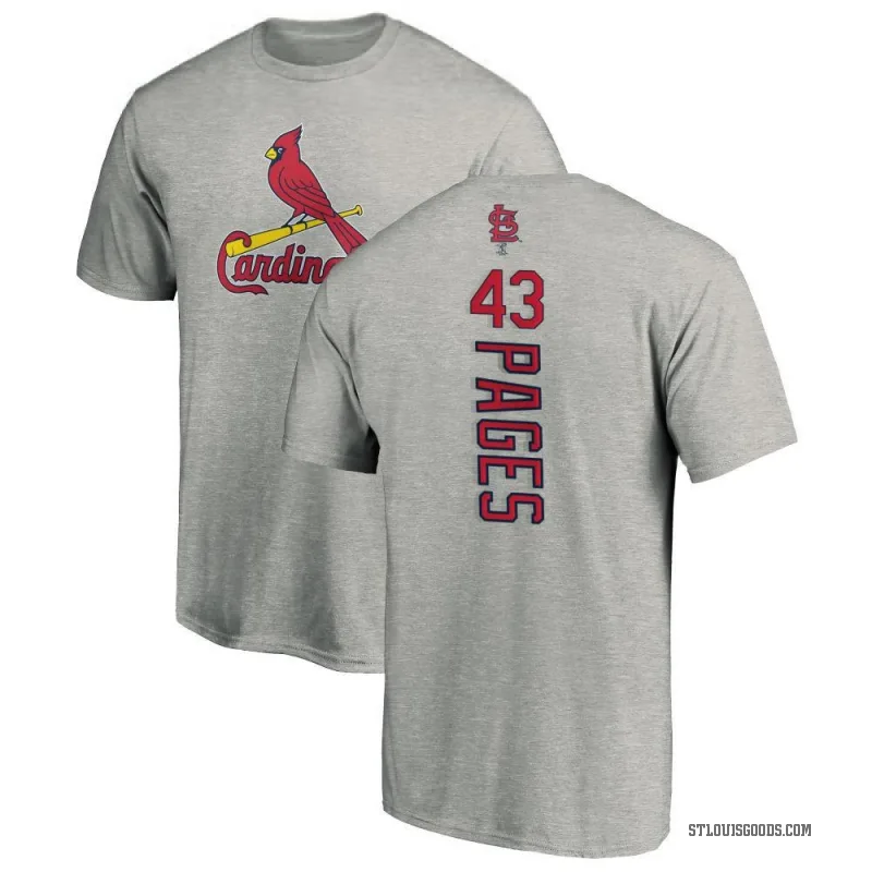 Pedro Pages Youth Ash St. Louis Cardinals Backer T-Shirt -