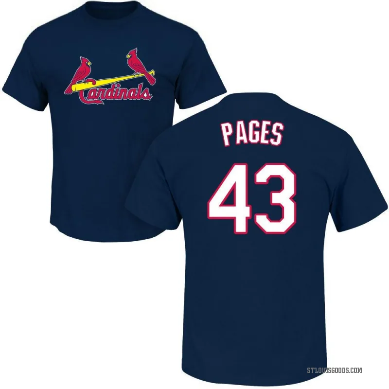 Pedro Pages Youth Navy St. Louis Cardinals Roster T-Shirt -