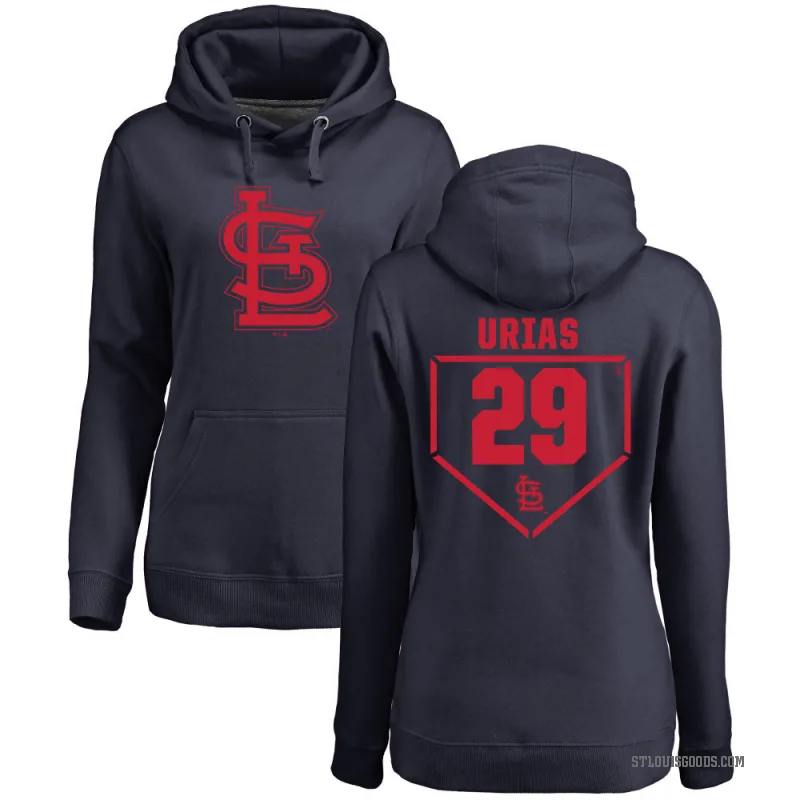 Ramon Urias Women's Navy St. Louis Cardinals Branded RBI Pullover Hoodie -