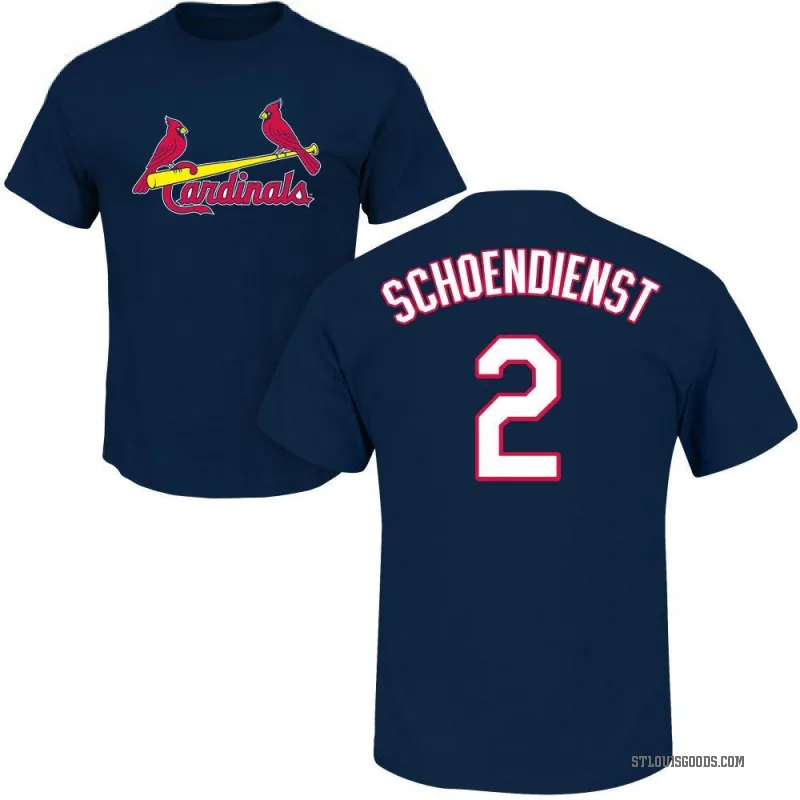 Red Schoendienst Men's Red St. Louis Cardinals Roster T-Shirt - Navy