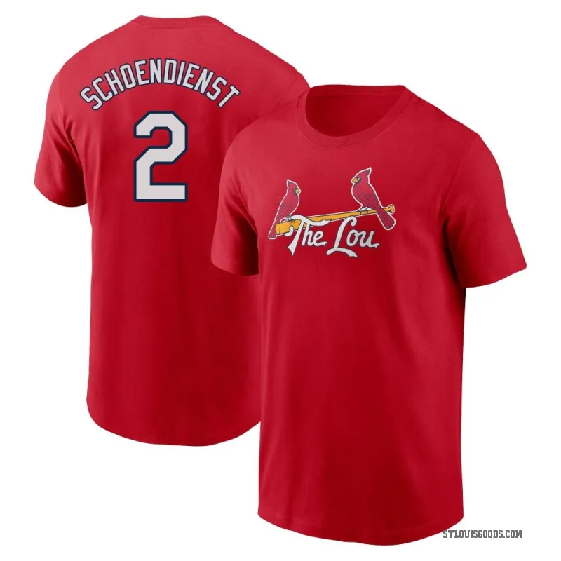 Red Schoendienst Youth Red St. Louis Cardinals 2024 City Connect Fuse T-Shirt