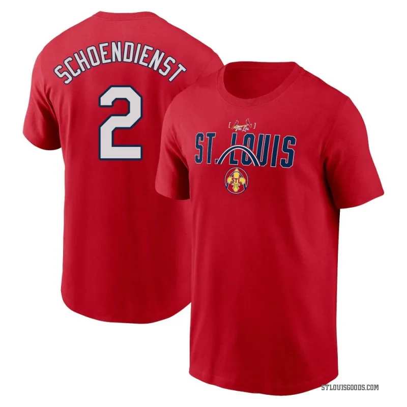 Red Schoendienst Youth Red St. Louis Cardinals 2024 City Connect Graphic T-Shirt