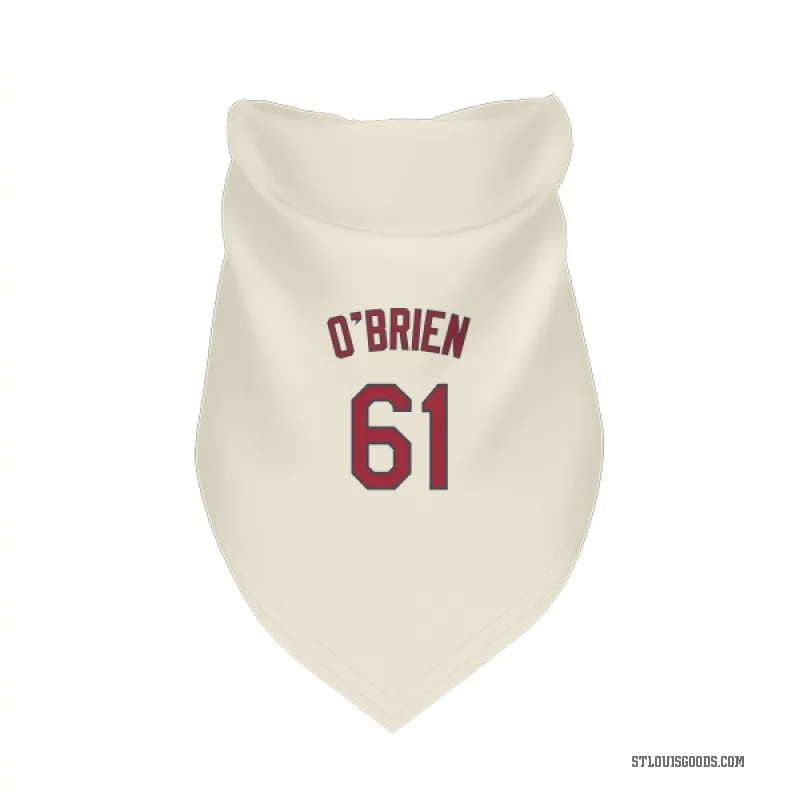 Riley O'Brien  Cream St. Louis Cardinals  Cat & Dog Pet Bandana