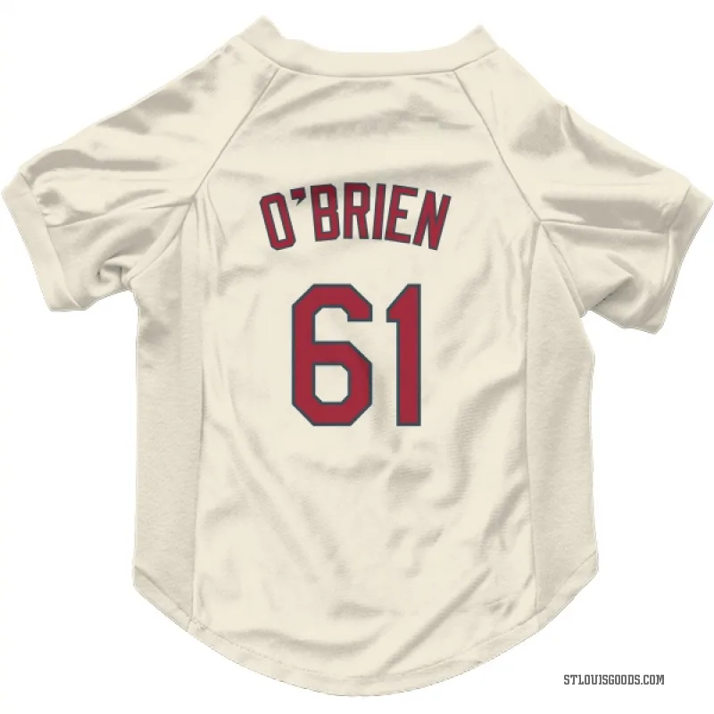 Riley O'Brien  Cream St. Louis Cardinals  Cat & Dog Pet Jersey
