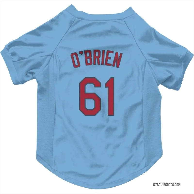 Riley O'Brien  Light Blue St. Louis Cardinals  Cat & Dog Pet Jersey