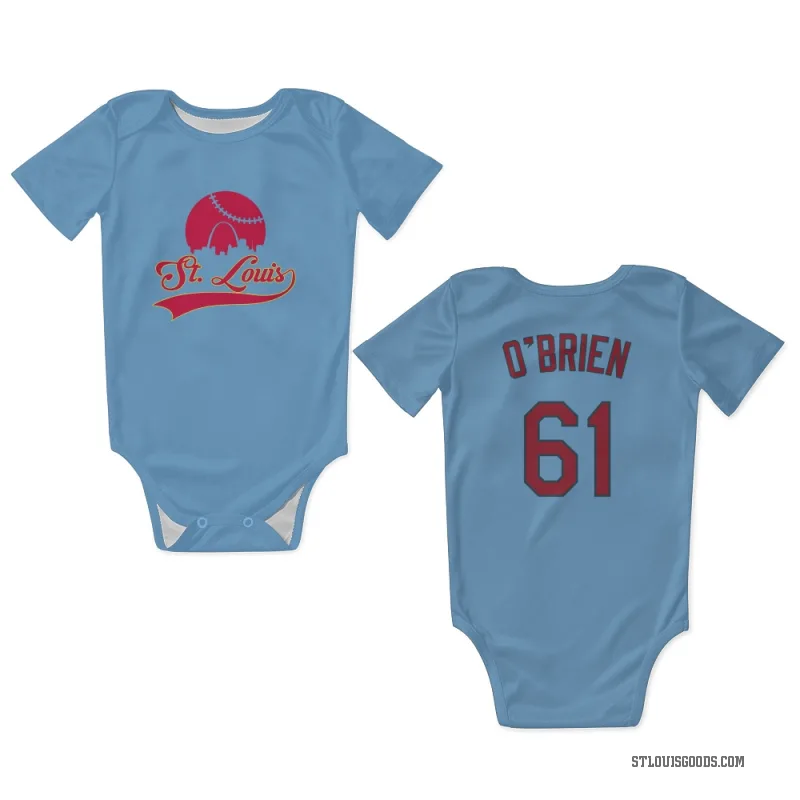 Riley O'Brien  Light Blue St. Louis Cardinals  Newborn & Infant Bodysuit