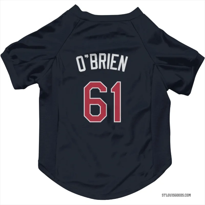 Riley O'Brien  Navy St. Louis Cardinals  Cat & Dog Pet Jersey