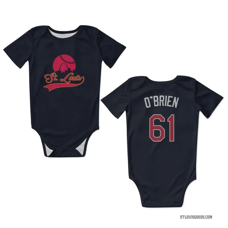 Riley O'Brien  Navy St. Louis Cardinals  Newborn & Infant Bodysuit