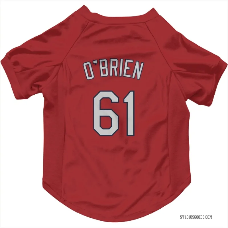 Riley O'Brien  Red St. Louis Cardinals  Cat & Dog Pet Jersey