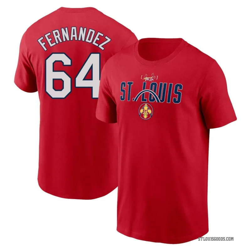 Ryan Fernandez Men's Red St. Louis Cardinals 2024 City Connect Graphic T-Shirt