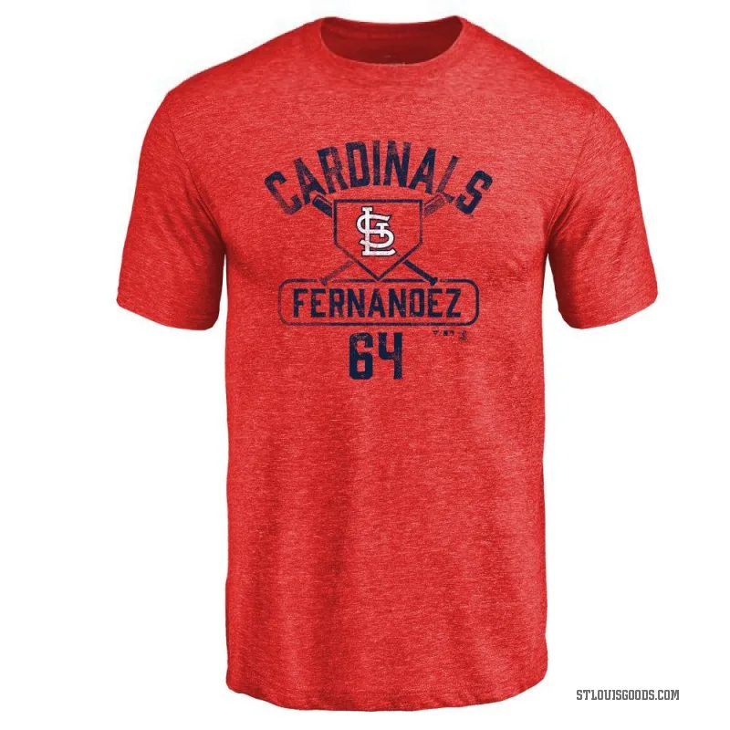 Ryan Fernandez Men's Red St. Louis Cardinals Base Runner T-Shirt -