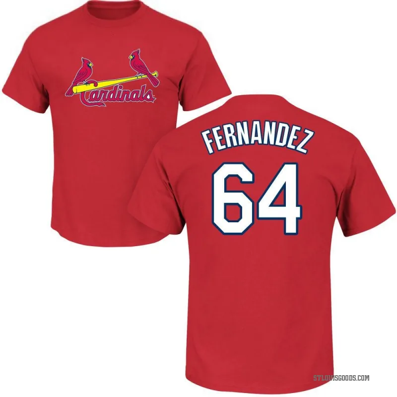 Ryan Fernandez Men's Red St. Louis Cardinals Roster T-Shirt -
