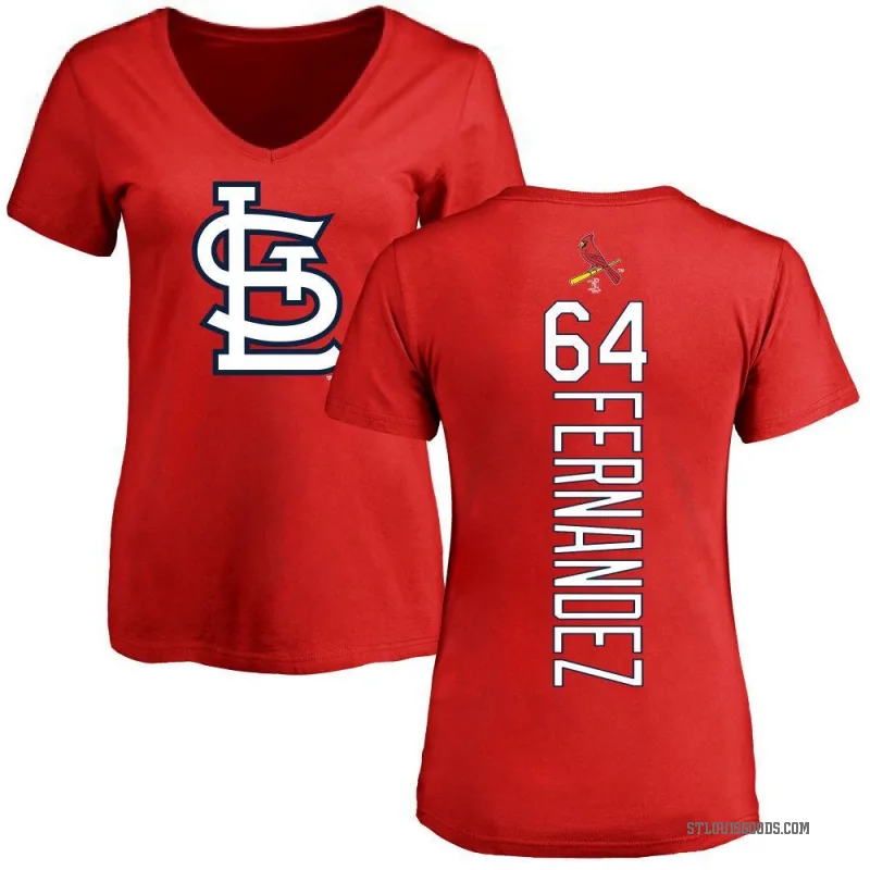 Ryan Fernandez Women's Red St. Louis Cardinals Backer Slim Fit T-Shirt -