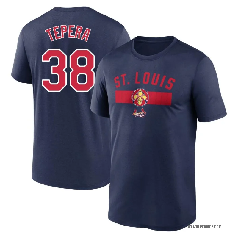 Ryan Tepera Youth Navy St. Louis Cardinals 2024 City Connect Performance T-Shirt
