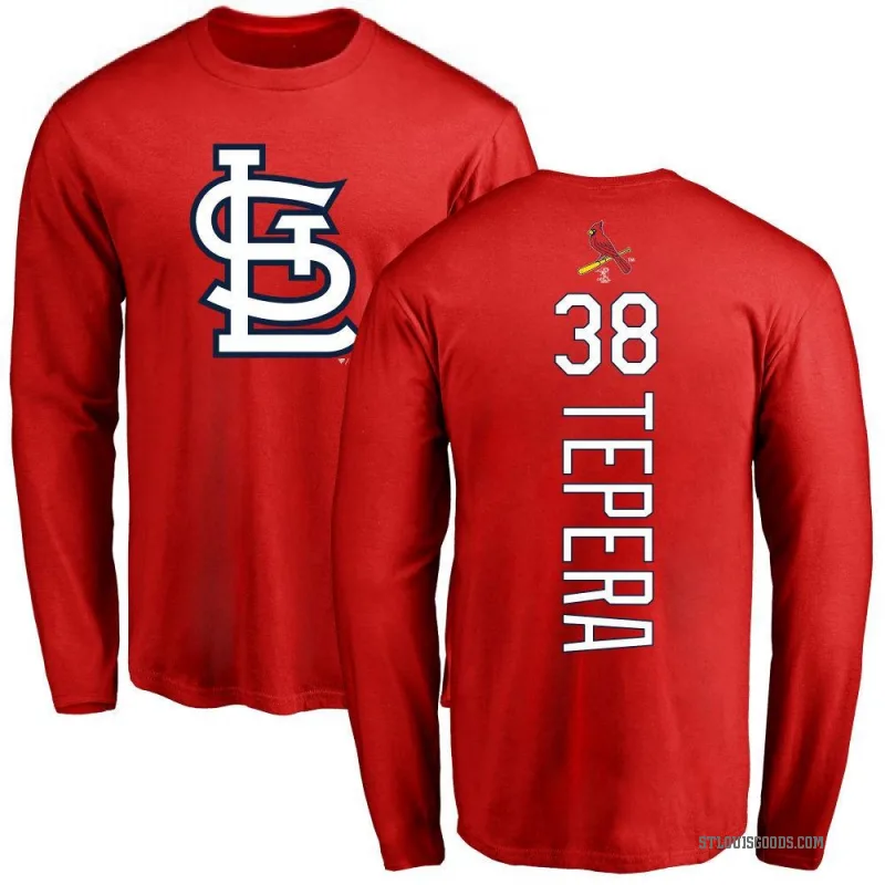 Ryan Tepera Youth Red St. Louis Cardinals Backer Long Sleeve T-Shirt -