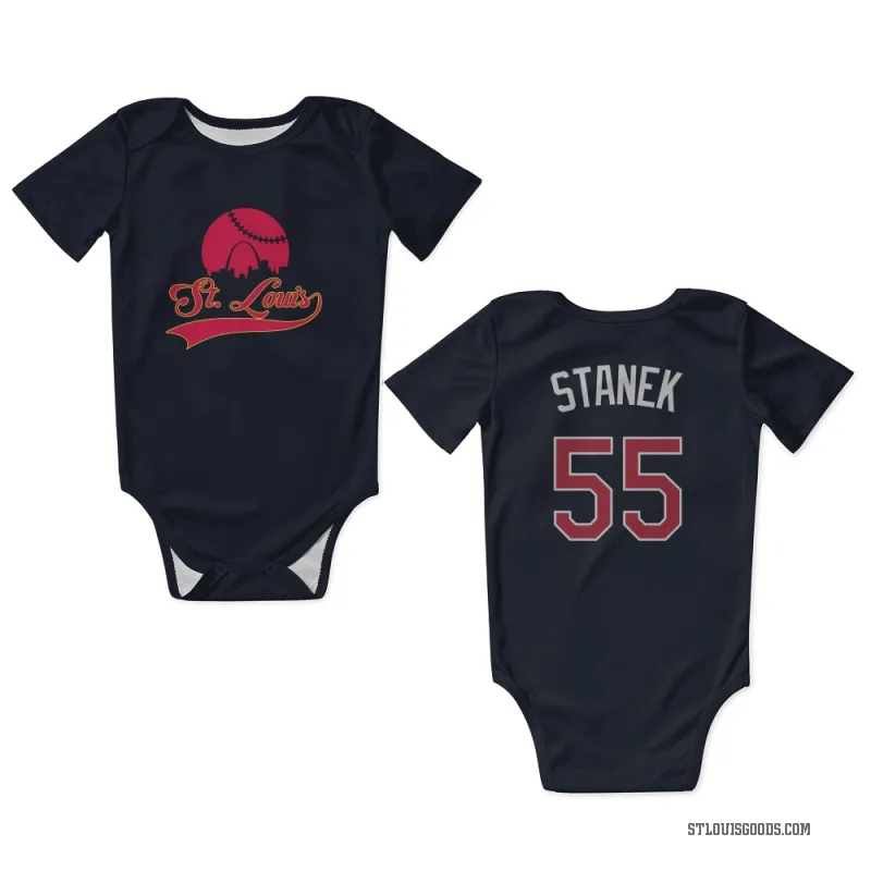 Ryne Stanek  Navy St. Louis Cardinals  Newborn & Infant Bodysuit