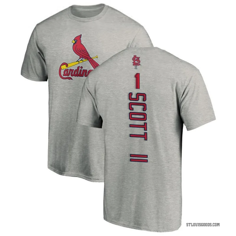 Victor Scott II Youth Ash St. Louis Cardinals Backer T-Shirt -