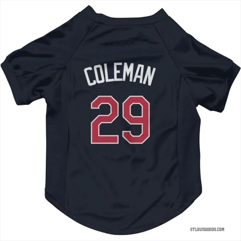 Vince Coleman  Navy St. Louis Cardinals  Cat & Dog Pet Jersey