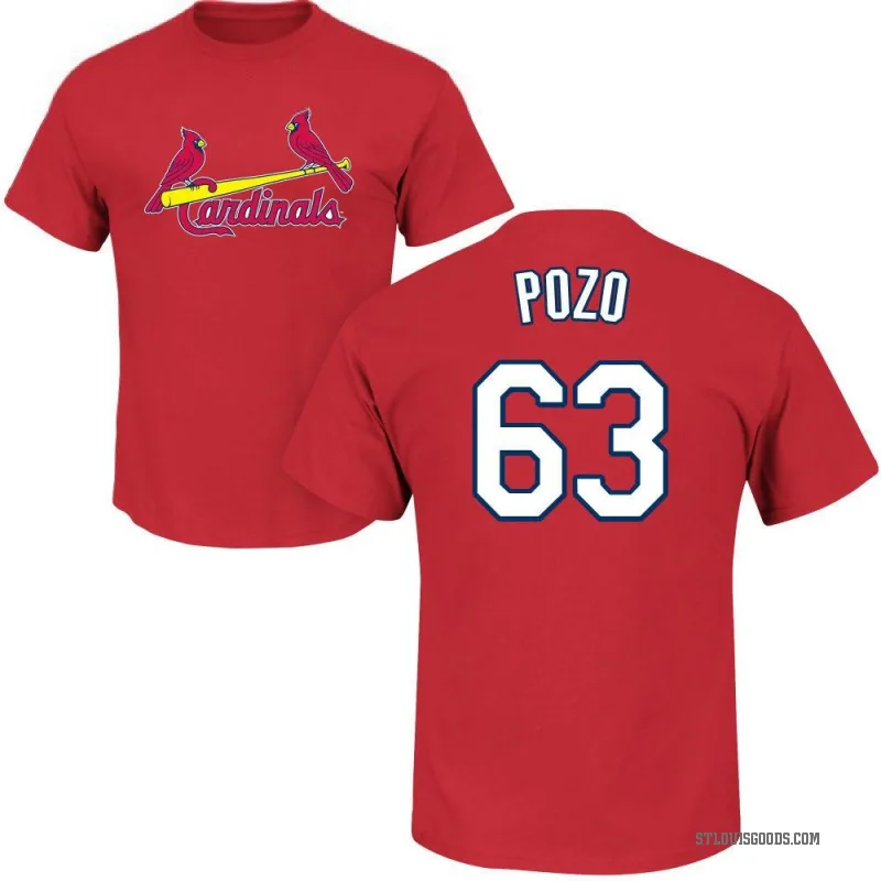 Yohel Pozo Men's Red St. Louis Cardinals Roster T-Shirt -
